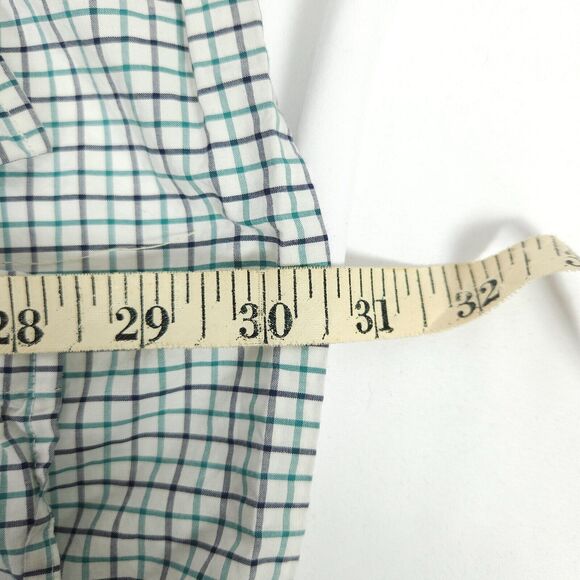 Brooks Brothers Red Fleece Men 2XL XXL White Plaid Long Sleeve Button Down Shirt - Picture 8 of 8